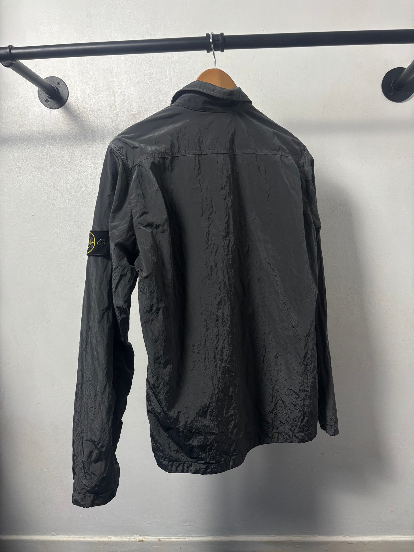 Stone Island 2017 A/W Green Nylon Metal Overshirt - S