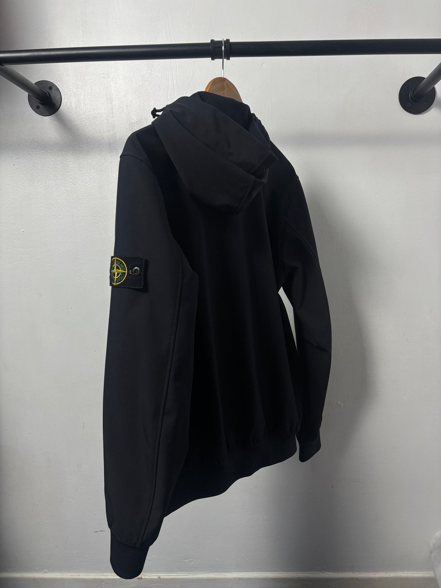 Stone Island 2021 S/S Navy Soft Shell-R Jacket - L