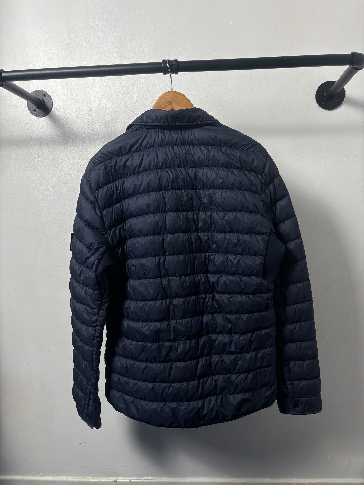 Stone Island 2017 A/W Navy Micro Yarn Down Jacket - L