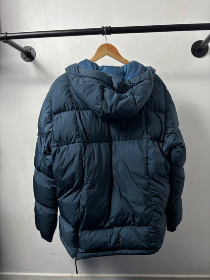 Stone Island 2018 A/W Blue Crinkle Reps Down Smock - L