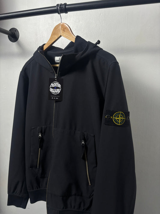 Stone Island 2021 S/S Navy Soft Shell-R Jacket - L