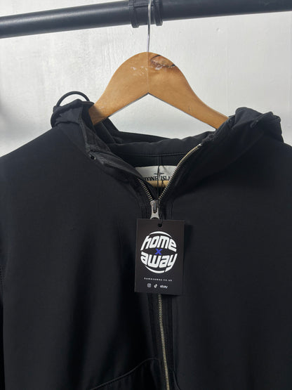 Stone Island 2019 S/S Black Soft Shell-R Jacket - M