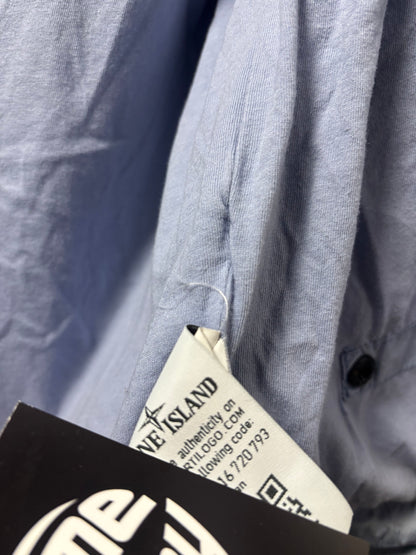 Stone Island 2019 A/W Sky Blue Crinkle Reps Jacket - M