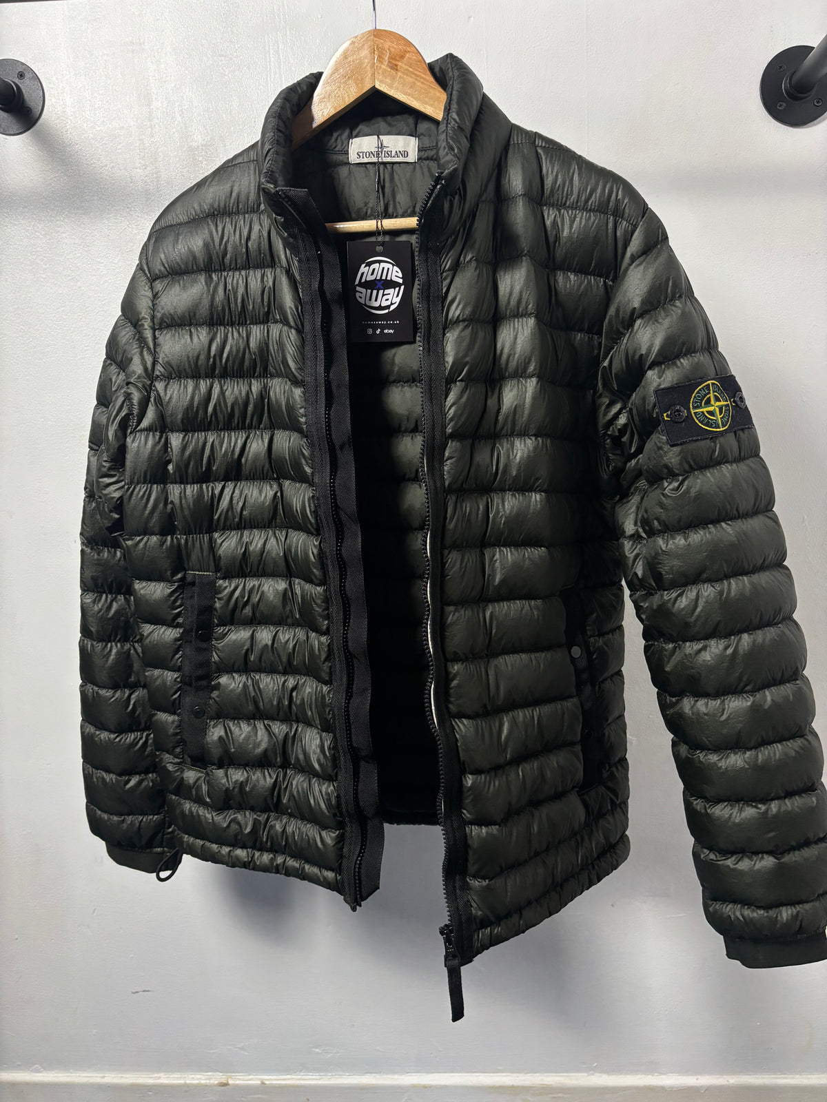 Stone Island 2015 A/W Green Micro Down Jacket - M