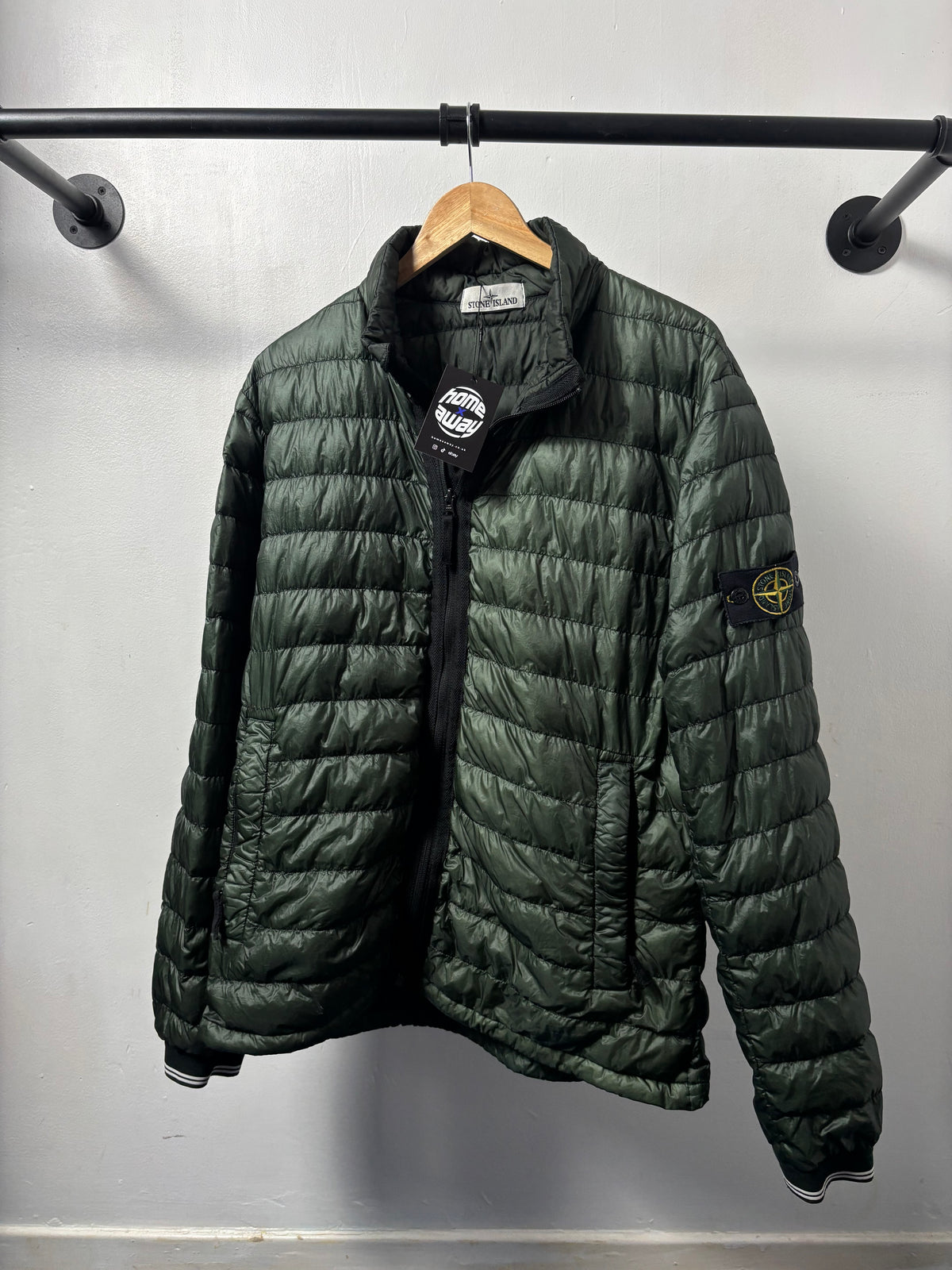 Stone Island 2014 S/S Green Micro Down Jacket - XL