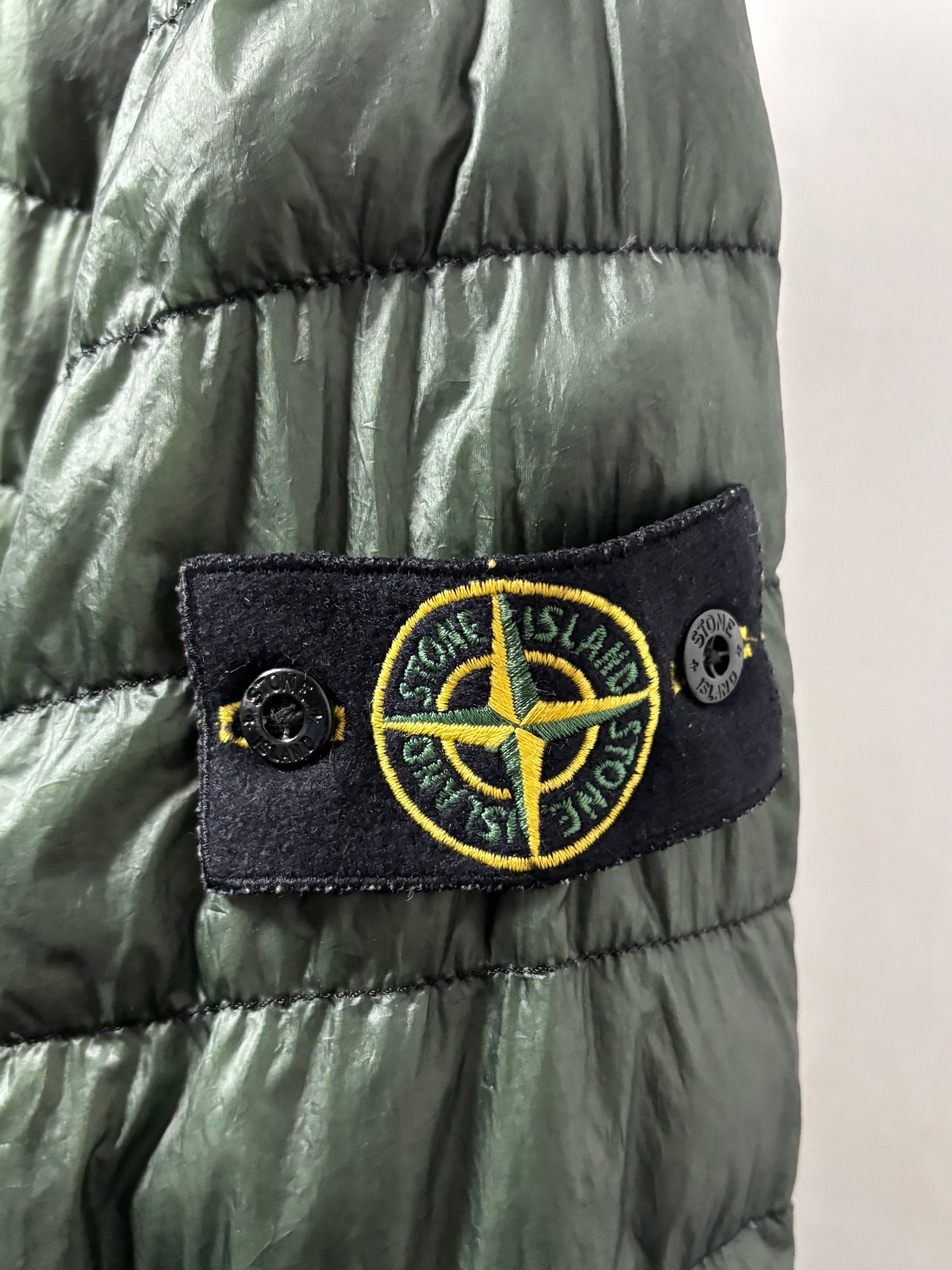 Stone Island 2014 S/S Green Micro Down Jacket - XL