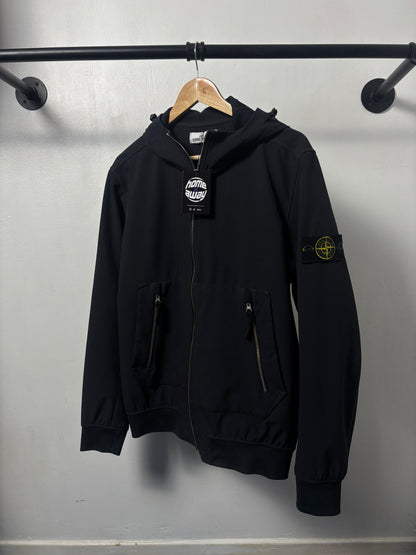 Stone Island 2021 S/S Navy Soft Shell-R Jacket - L