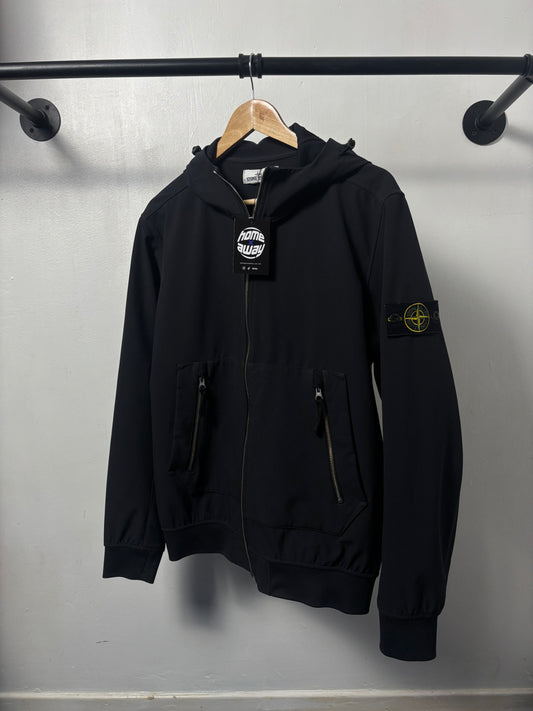 Stone Island 2021 S/S Navy Soft Shell-R Jacket - L