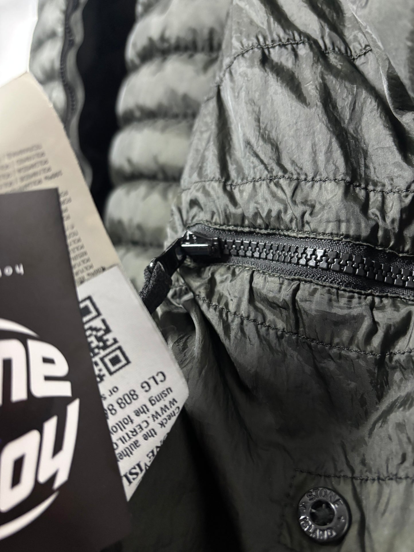 Stone Island 2015 A/W Green Micro Down Jacket - M