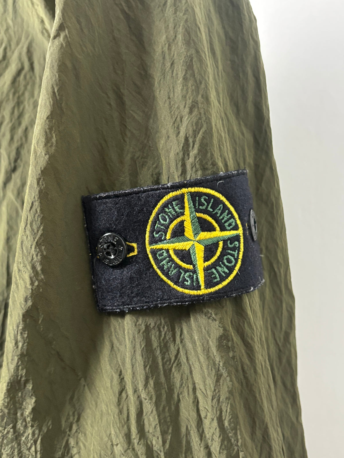 Stone Island 2017 A/W Green Nylon Metal Overshirt - L