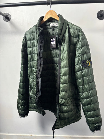 Stone Island 2014 S/S Green Micro Down Jacket - XL