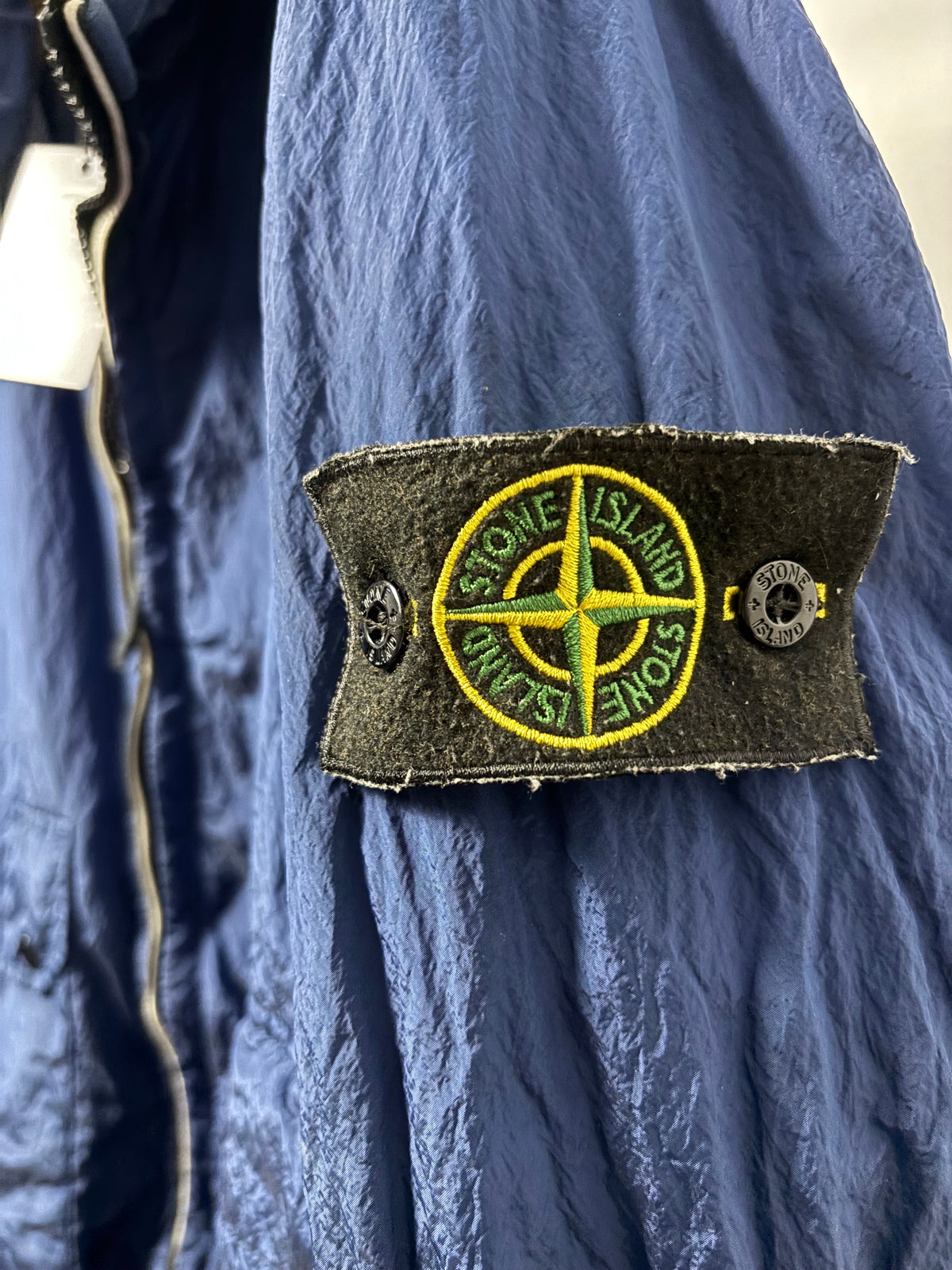 Stone Island 2012 S/S Blue Nylon Metal Jacket - XXL