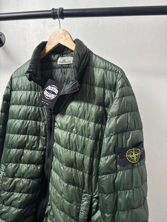 Stone Island 2014 S/S Green Micro Down Jacket - XL
