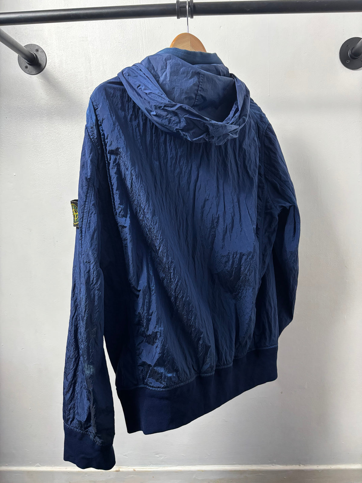 Stone Island 2012 S/S Blue Nylon Metal Jacket - XXL