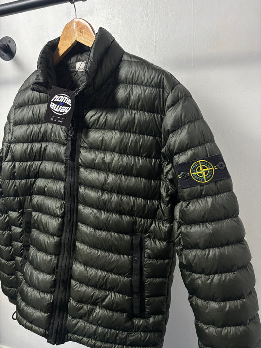 Stone Island 2015 A/W Green Micro Down Jacket - M