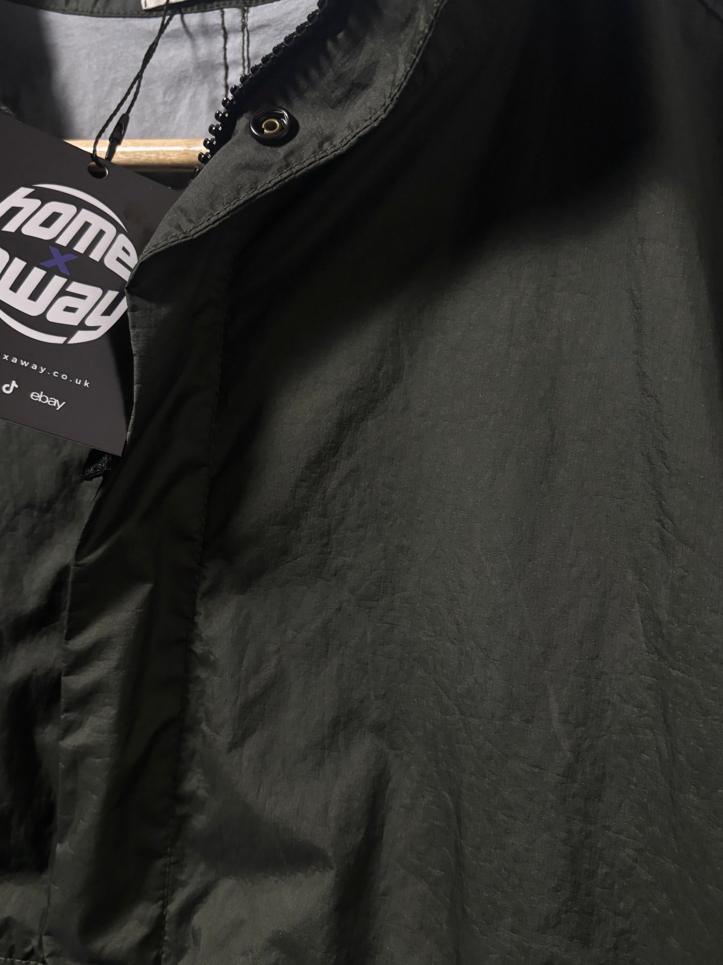 Stone Island 2020 S/S Khaki Green Membrana 3L TC Hooded Parka - M