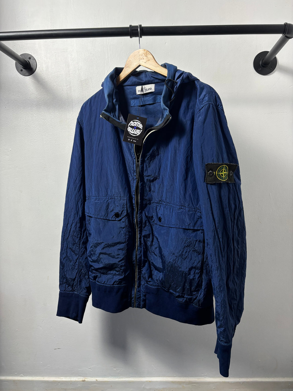 Stone Island 2012 S/S Blue Nylon Metal Jacket - XXL
