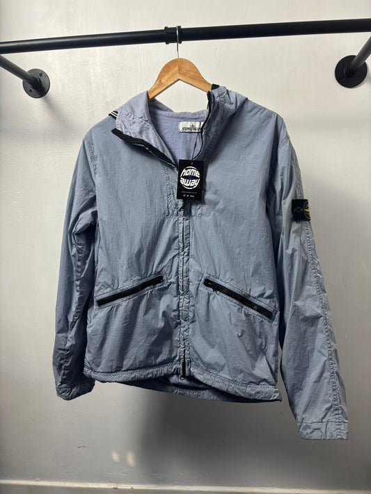 Stone Island 2019 A/W Sky Blue Crinkle Reps Jacket - M