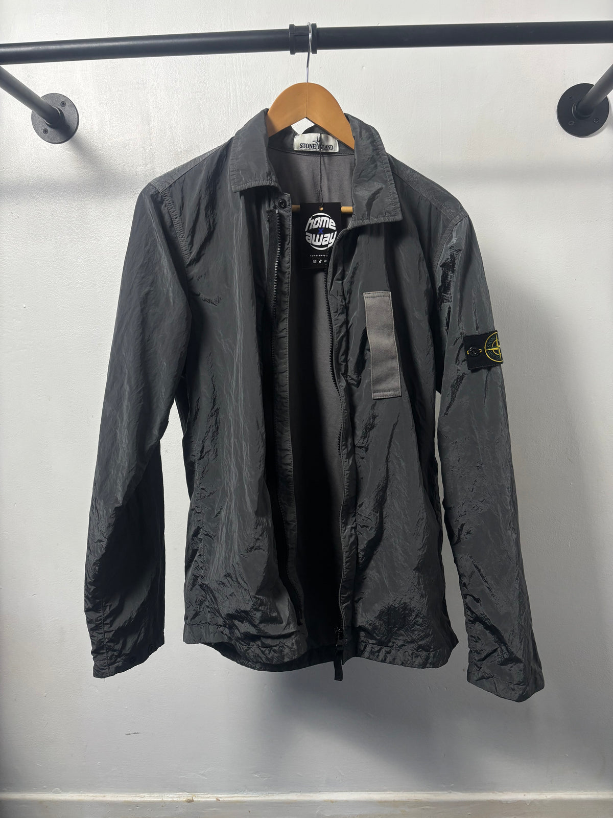 Stone Island 2017 A/W Green Nylon Metal Overshirt - S
