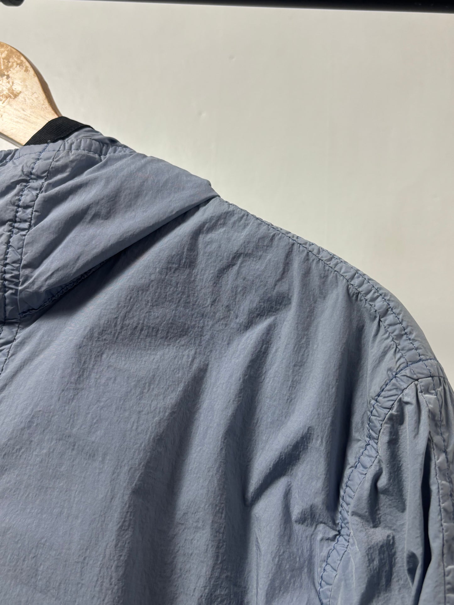 Stone Island 2019 A/W Sky Blue Crinkle Reps Jacket - M