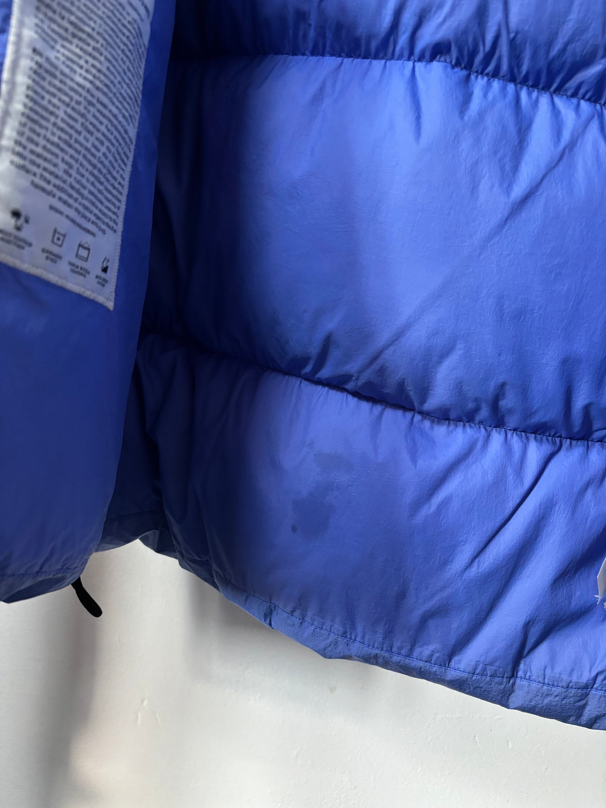 Stone Island 2021 A/W Blue Crinkle Reps Down Jacket - L