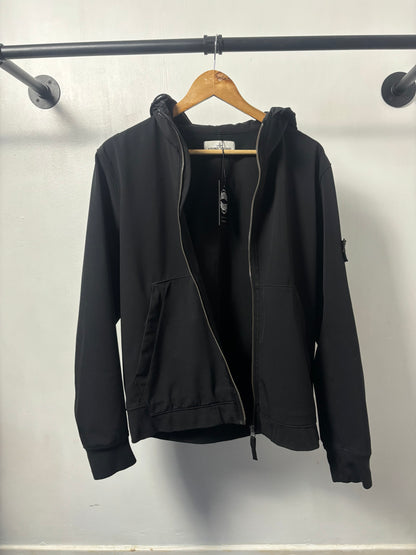 Stone Island 2019 S/S Black Soft Shell-R Jacket - M