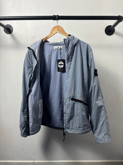 Stone Island 2019 A/W Sky Blue Crinkle Reps Jacket - M