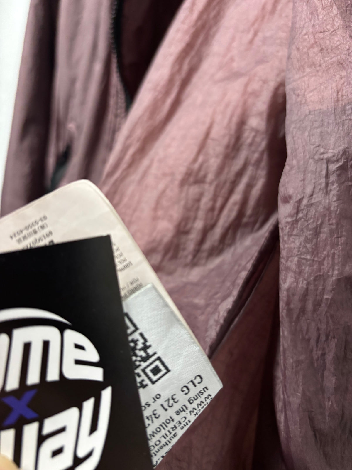 Stone Island 2018 A/W Rose Garment Dyed Crinkle Reps Jacket - S
