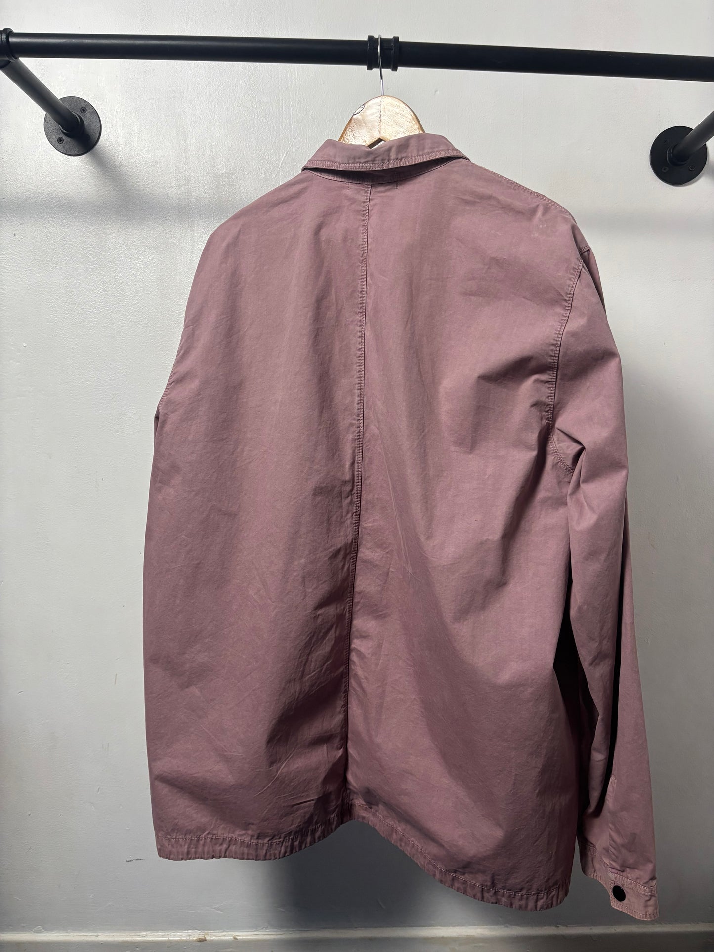 Stone Island 2018 A/W Pink Cotton Overshirt - XXXL