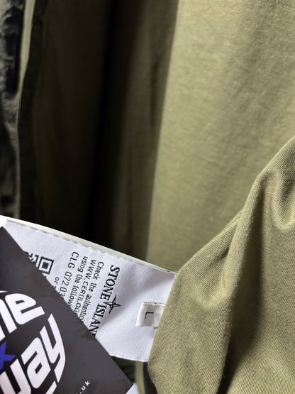 Stone Island 2017 A/W Green Nylon Metal Overshirt - L
