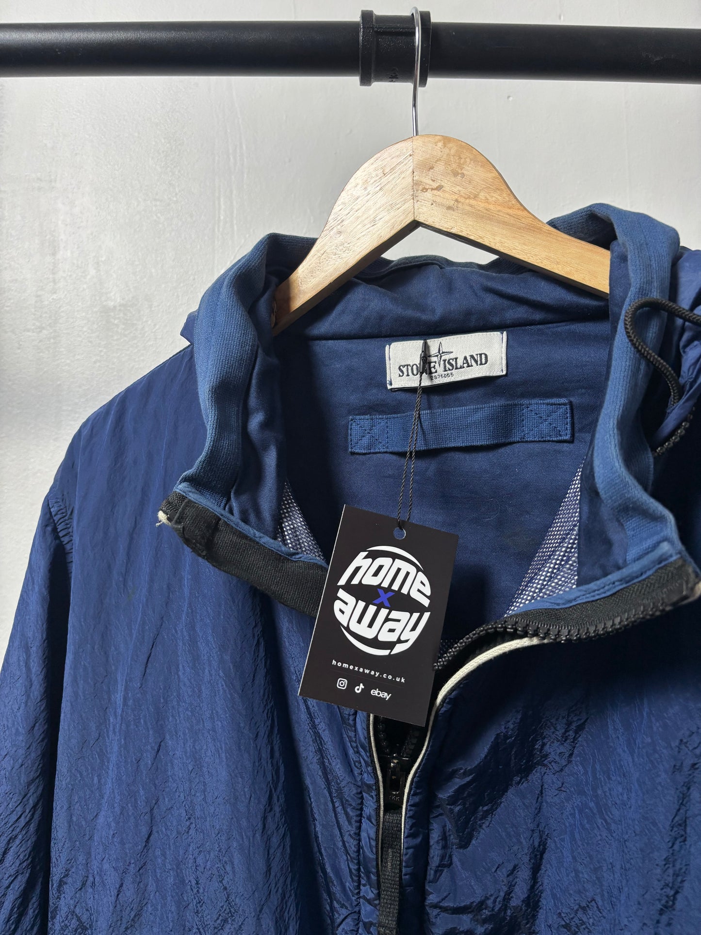 Stone Island 2012 S/S Blue Nylon Metal Jacket - XXL