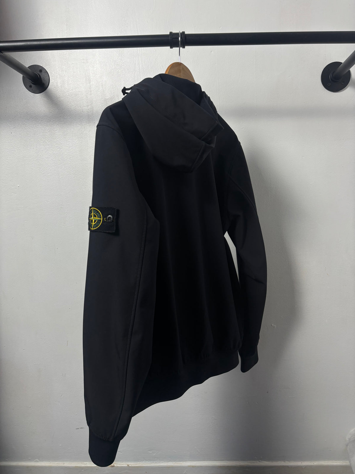 Stone Island 2021 S/S Navy Soft Shell-R Jacket - L