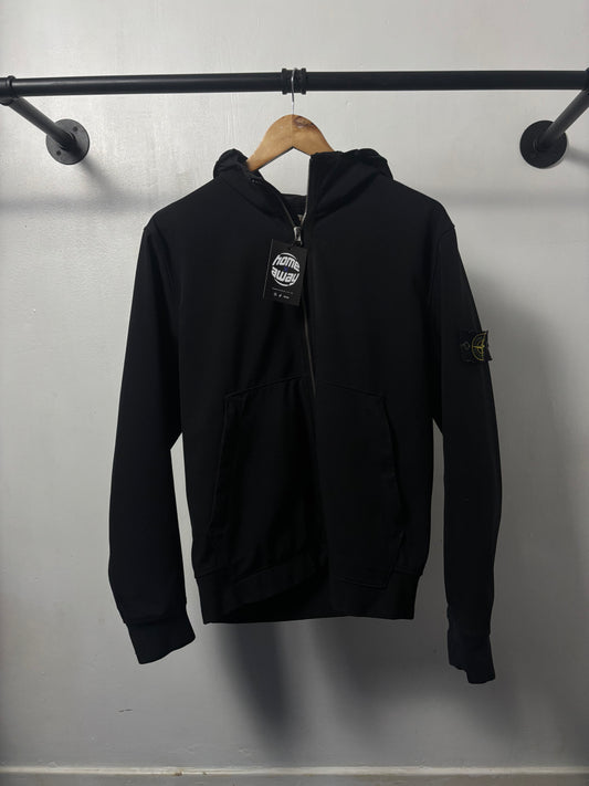 Stone Island 2019 S/S Black Soft Shell-R Jacket - M
