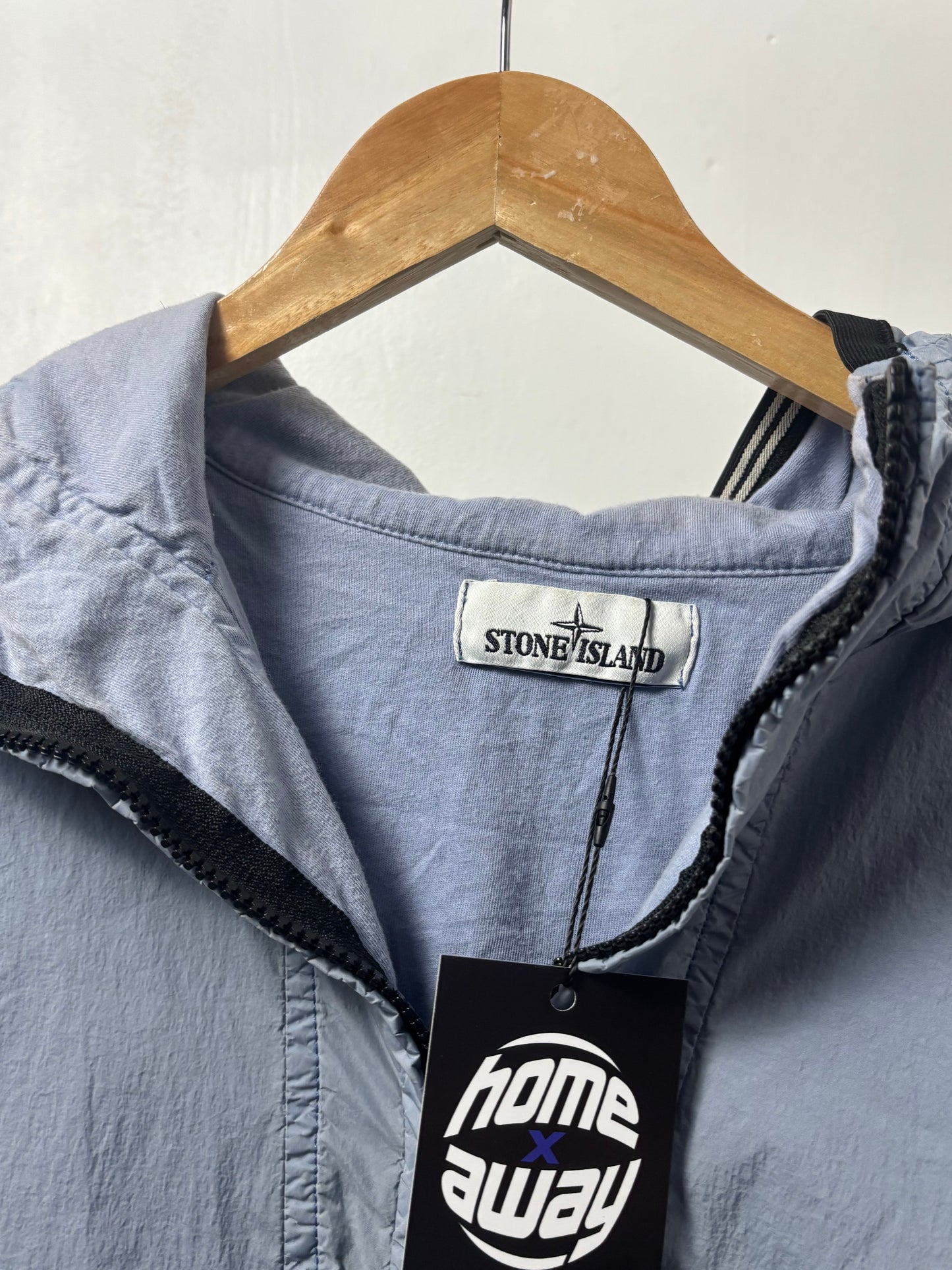 Stone Island 2019 A/W Sky Blue Crinkle Reps Jacket - M