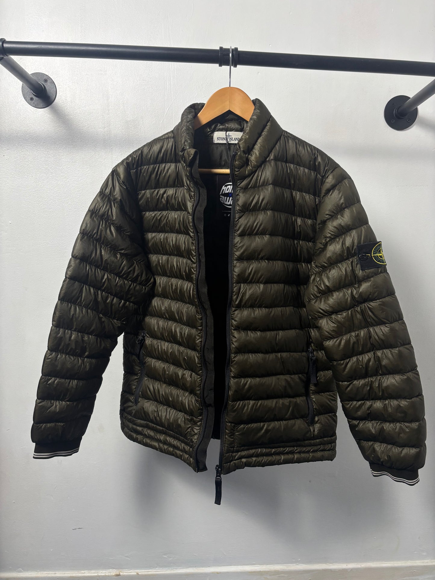 Stone Island 2012 A/W Green Micro Down Jacket - M