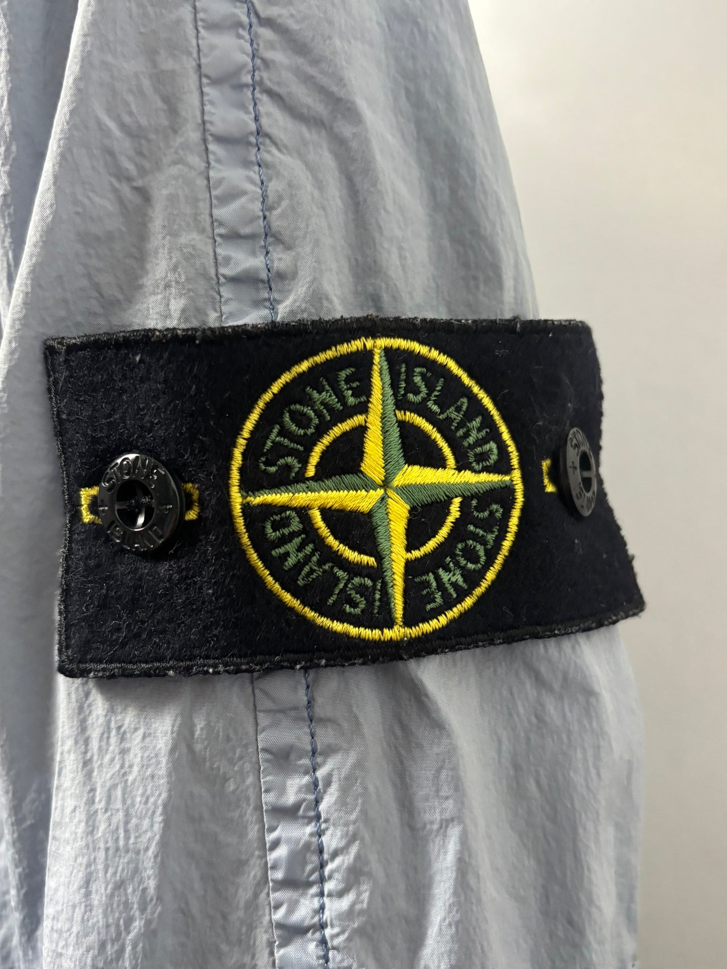 Stone Island 2019 A/W Sky Blue Crinkle Reps Jacket - M