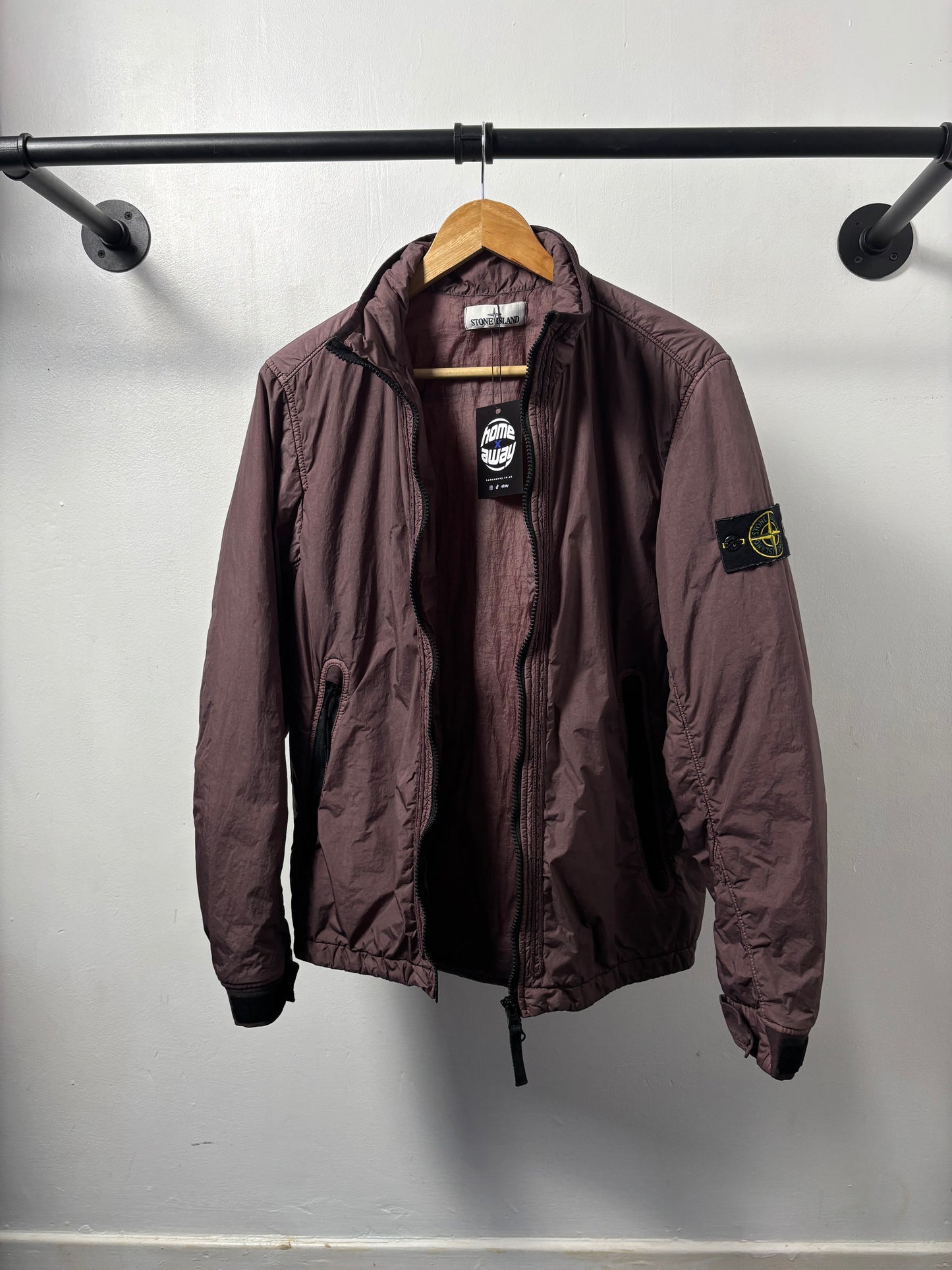 Stone Island 2018 A/W Rose Garment Dyed Crinkle Reps Jacket - S