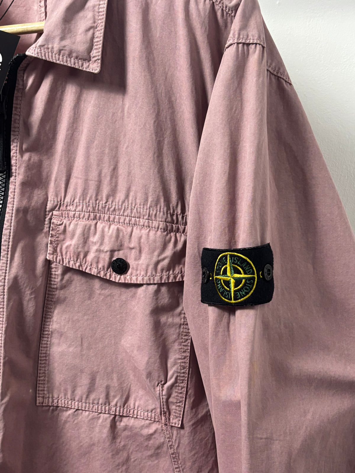 Stone Island 2018 A/W Pink Cotton Overshirt - XXXL