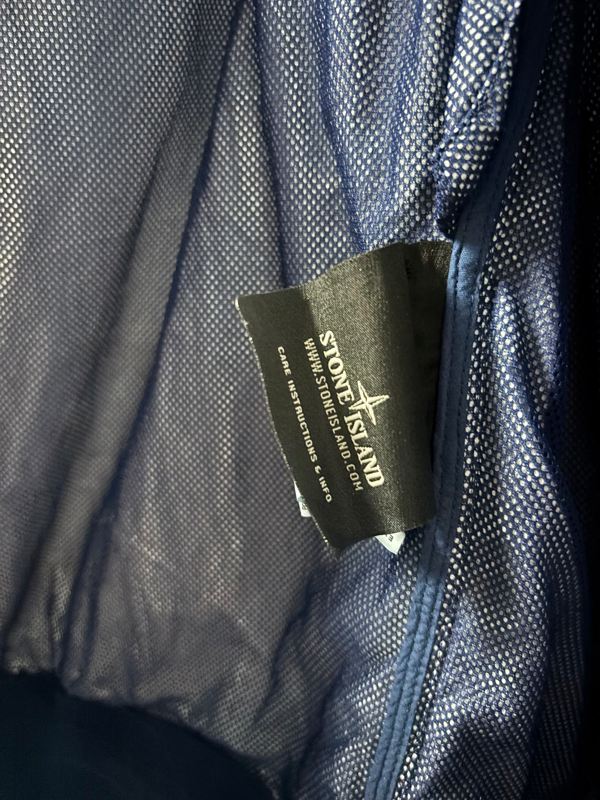 Stone Island 2012 S/S Blue Nylon Metal Jacket - XXL