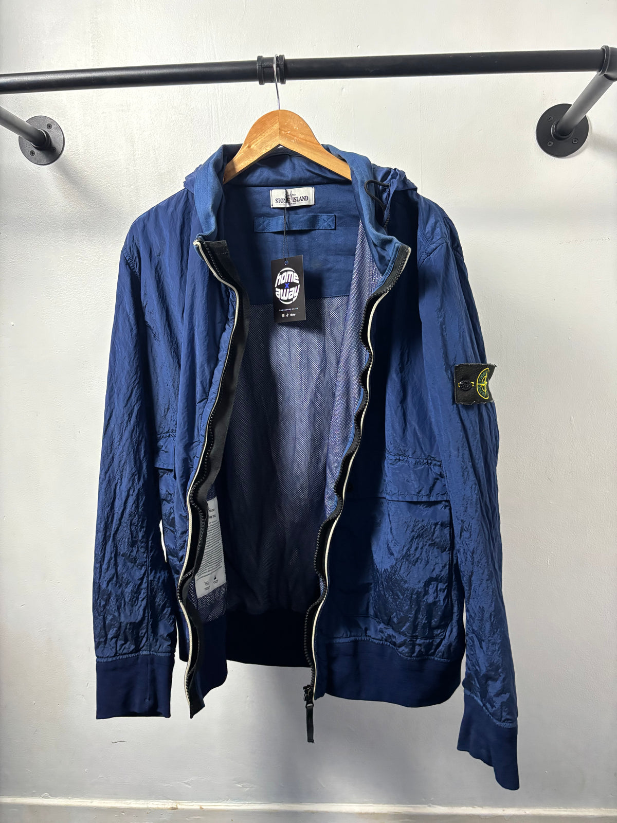 Stone Island 2012 S/S Blue Nylon Metal Jacket - XXL