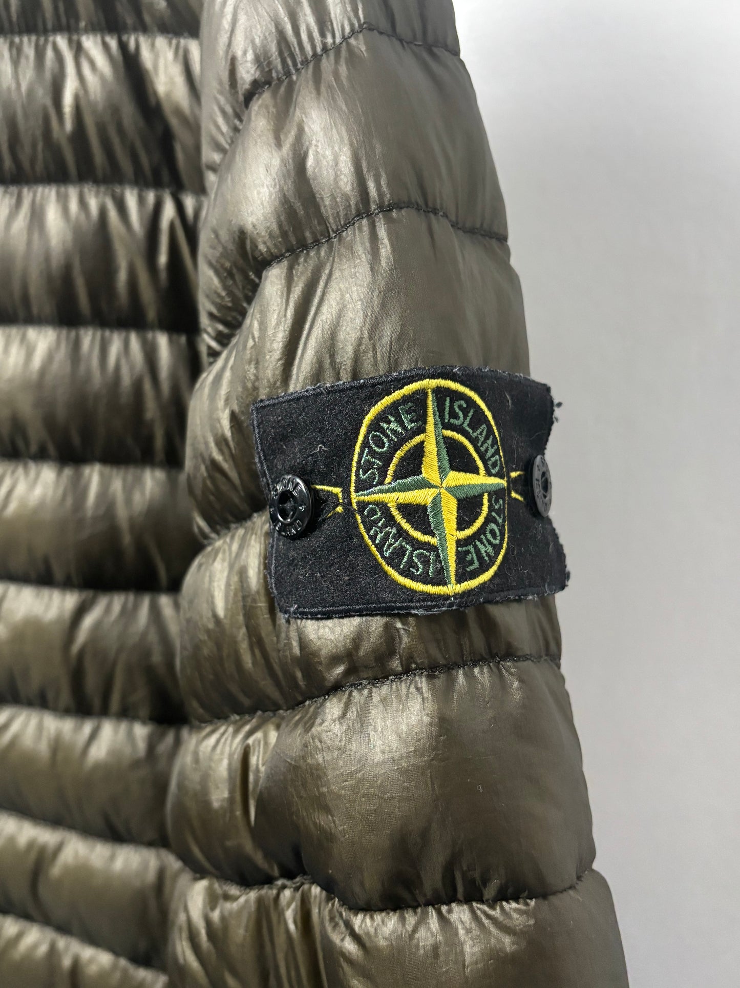Stone Island 2012 A/W Green Micro Down Jacket - M